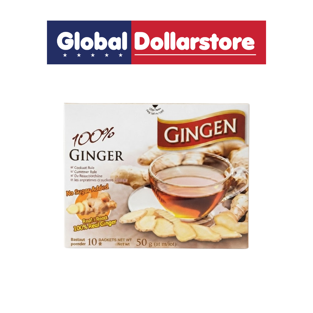 GINGEN INSTANT 100% GINGER TEA 10S 5G/24
Product Description
GINGEN INSTANT 100% GINGER TEA 10S 5G/24 is a convenient snack product made for everyday enjoyment.
Key Features
• Quality food product
• Easy to store and carry
• Suitable for sharing
Specifications
Product Name: GINGEN INSTANT 100% GINGER TEA 10S 5G/24
Packaging: Pack
Package Includes
• 1 x GINGEN INSTANT 100% GINGER TEA 10S 5G/24
Estimated Dimensions
Length: 12 cm
Width: 8 cm
Height: 2 cm
kg: 0.08 kg