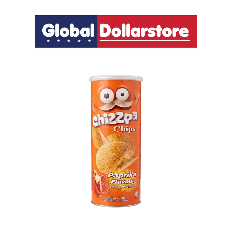 Chizzpa Paprika cheese snack featuring crunchy, savory bites seasoned with a flavorful paprika taste in convenient snack packaging.