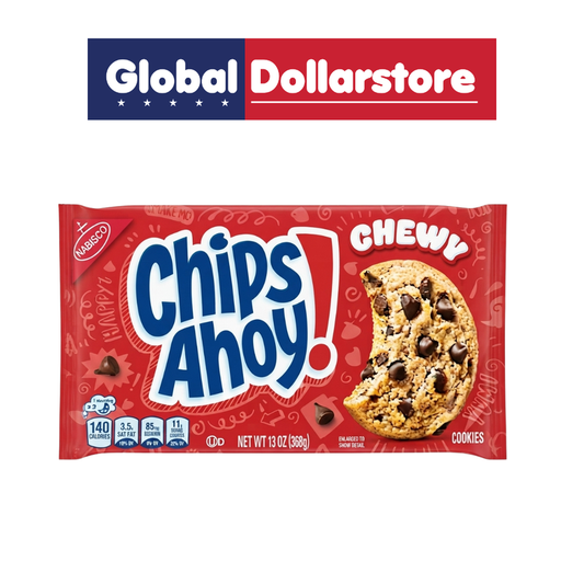 CHIPS AHOY! Chewy cookies featuring soft, chewy-baked cookies loaded with rich chocolate chips, offering a deliciously satisfying texture and classic chocolate flavor perfect for snacking, sharing, or enjoying with milk.