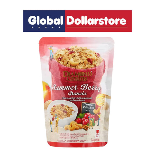 DIAMOND GRAINS SUMMER BERRY GRANOLA CASHEW&PERILLA SEED 220G