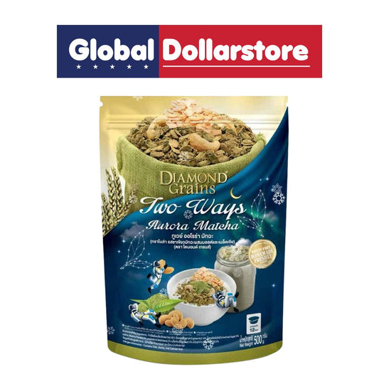 DIAMOND GRAIS GRANOLA TWO WAYS AURORA MATCHA CASHEW NUT&CHIA SEED 220G