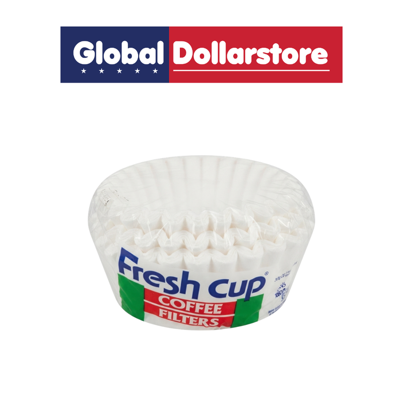 Fresh Cup Coffee Filter 150, convenient disposable coffee filter papers designed for easy brewing and smooth filtration, helping separate coffee grounds from your brew for a clean and flavorful cup at home, in the office, or while traveling.