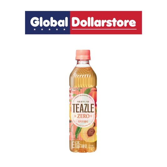 TEAZLE ZERO DRINK TEAZLE ZERO DRINK PEACH & OOLONG TEA 500ML/20