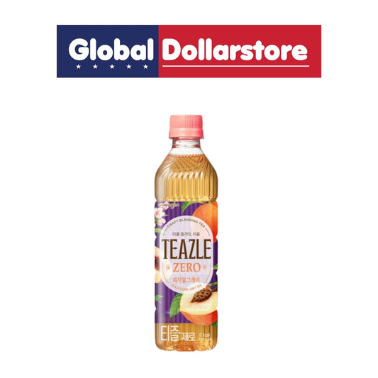 TEAZLE ZERO DRINK PEACH & EARL GREY TEA 500ML/20