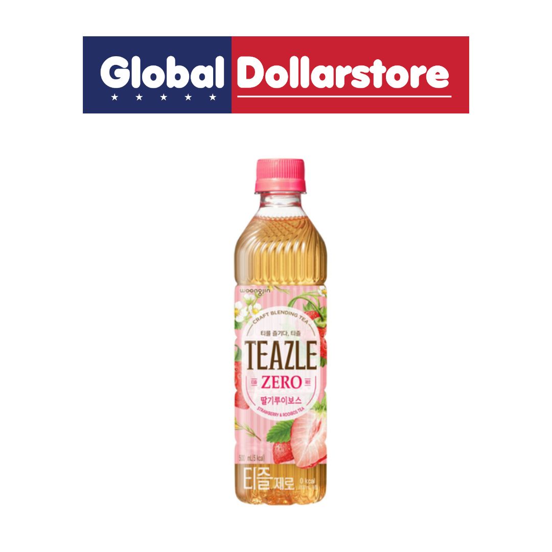 TEAZLE ZERO DRINK STRAWBERRY & ROOIBOS TEA 500ML/20
