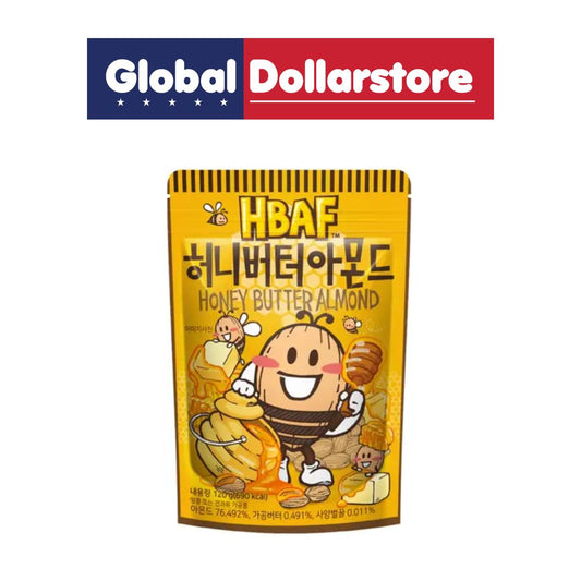 HBAF HONEY BUTTER ALMOND 120G/20