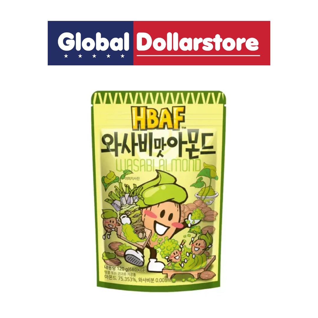 HBAF WASABI ALMOND 120G/20