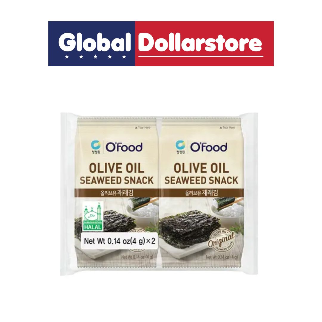 OFOOD OLIVE OIL SEAWEED SNACK 4G 2S/40