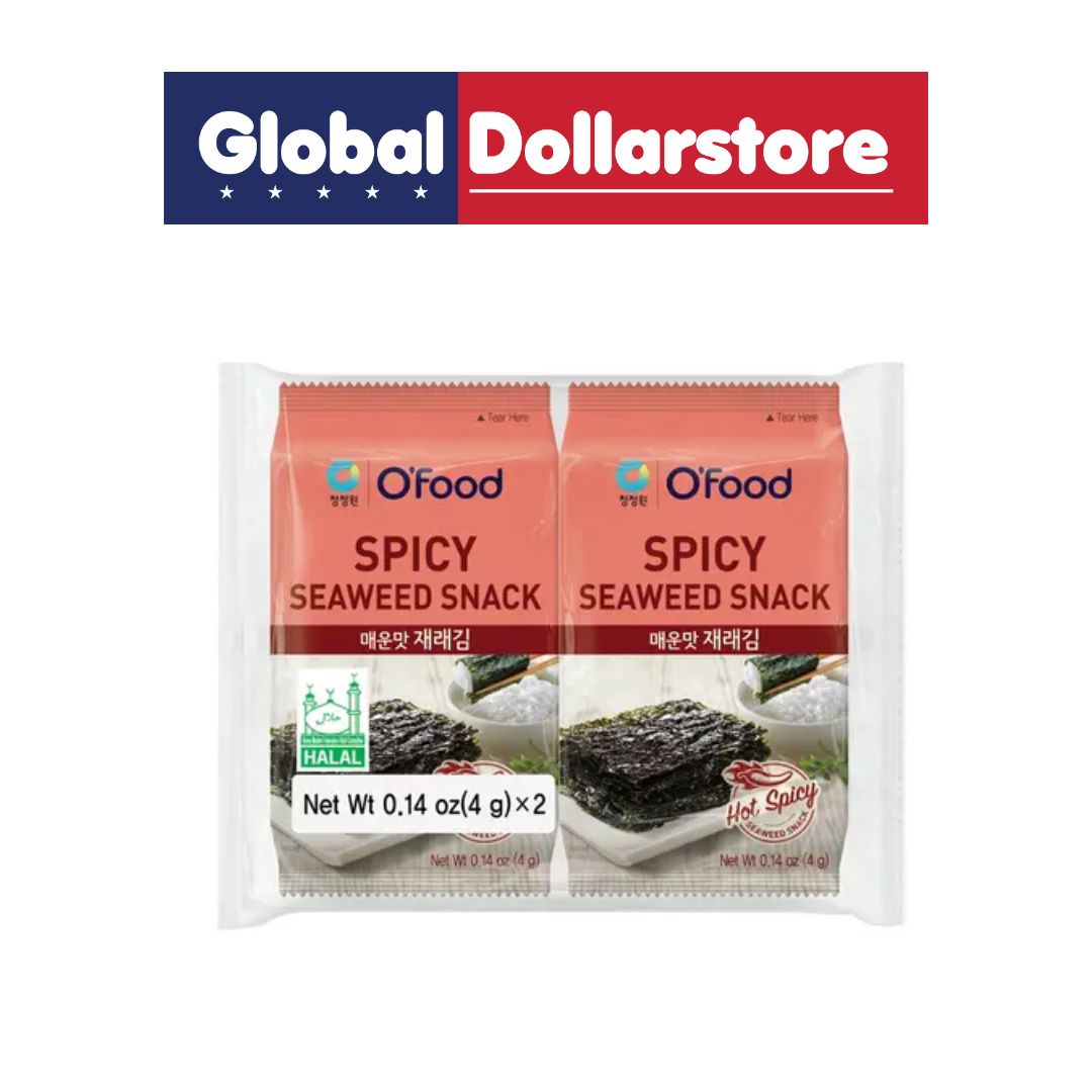 OFOOD SPICY SEAWEED SNACK 4G 2S/40