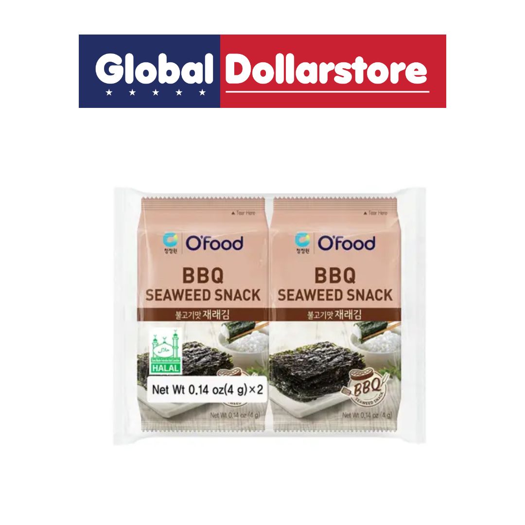 OFOOD BBQ SEAWEED SNACK 4G 2S/40