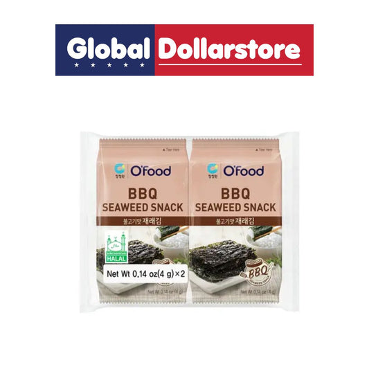 OFOOD BBQ SEAWEED SNACK 4G 2S/40