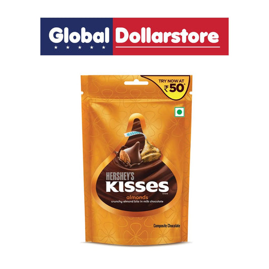 HERSHEY'S KISSES ALMOND CHOCOLATE 33.6G/112