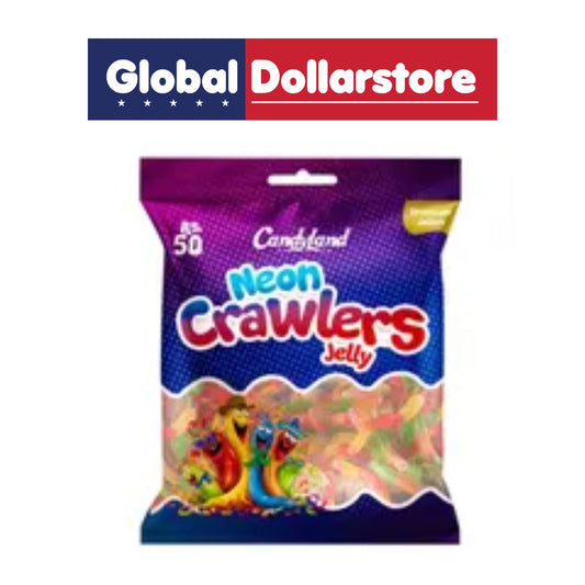 CANDYLAND JELLIES NEON CRAWLERS 80G/24