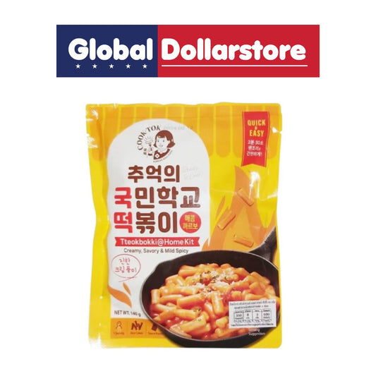 COOK-TOK TTEOKBOKKI CREAMY,SAVORY&MILD SPICY 135G/24