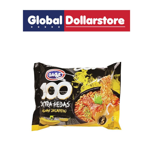 GAGA 100 HOT & SPICY JALAPENO FRIED NOODLES 85G/40
