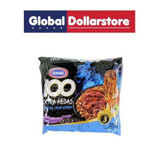 GAGA 100 BLACK PEPPER FRIED NOODLES 85G/40
