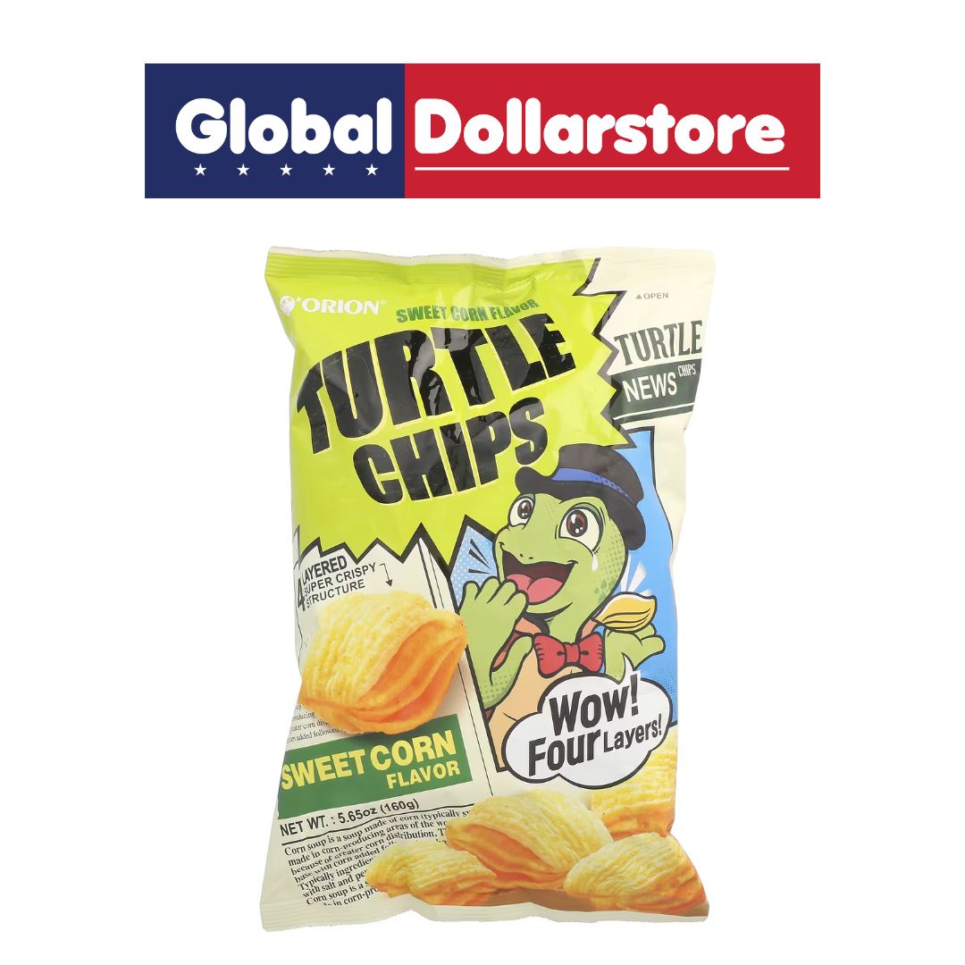 ORION TURTLE CHIPS CORN BUTTER 60G/40