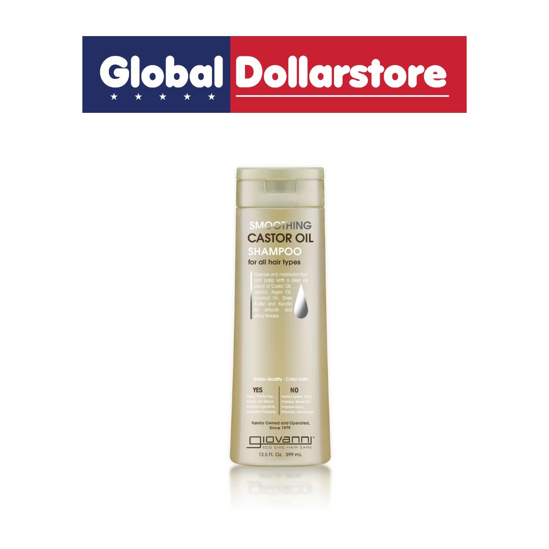 GIOVANNI SMOOTHING CASTOR OIL SHMP 13.5OZ/12