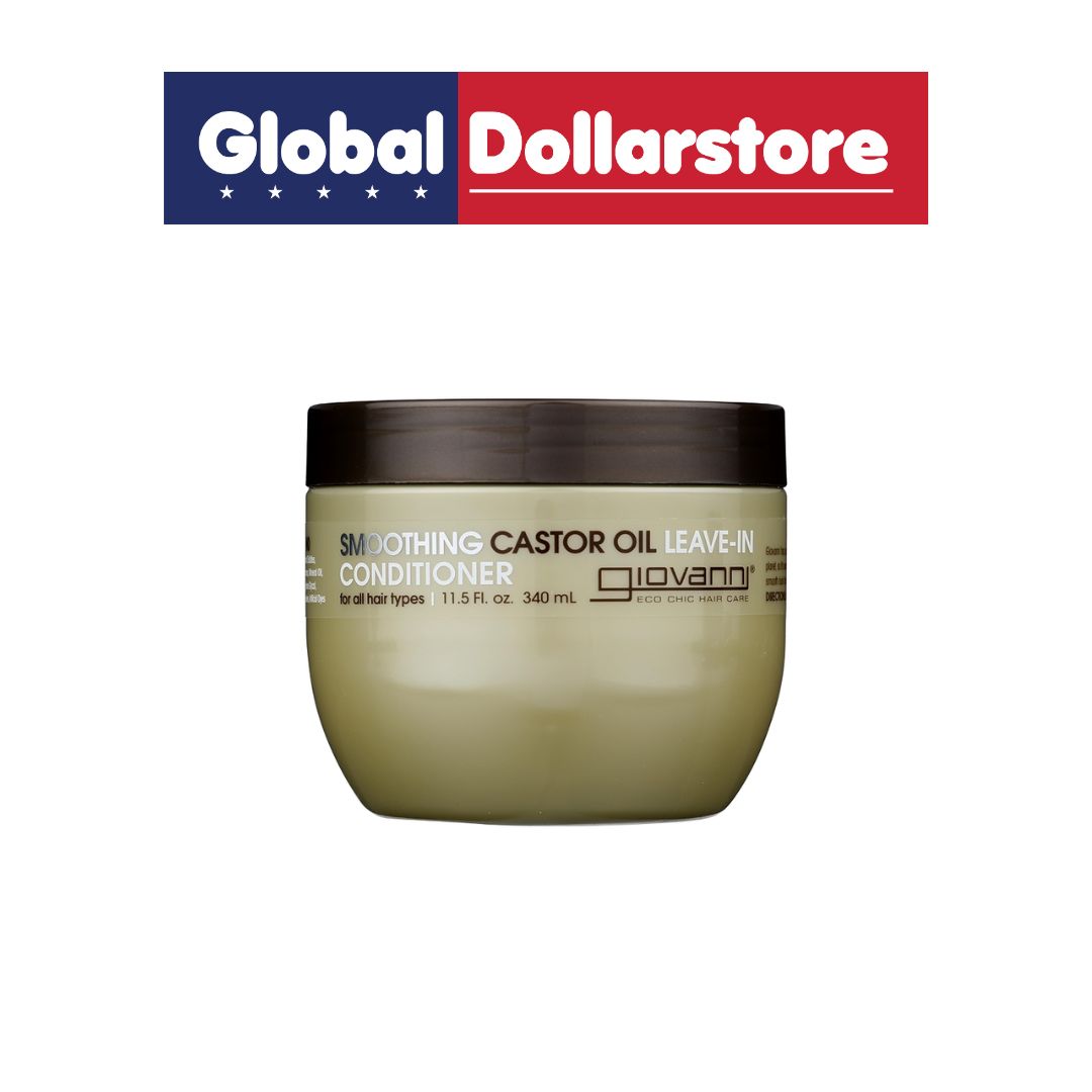 GIOVANNI SMOOTHING CASTOR OIL LV IN COND 11.5OZ/12
