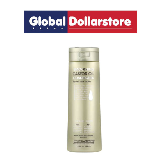 GIOVANNI SMOOTHING CASTOR OIL COND 13.5OZ/12