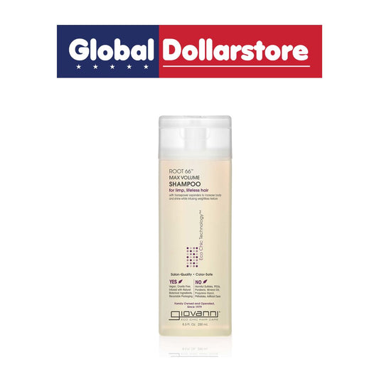 GIOVANNI ROOT 66 MAX VOLUME SHMP  8.5OZ/12