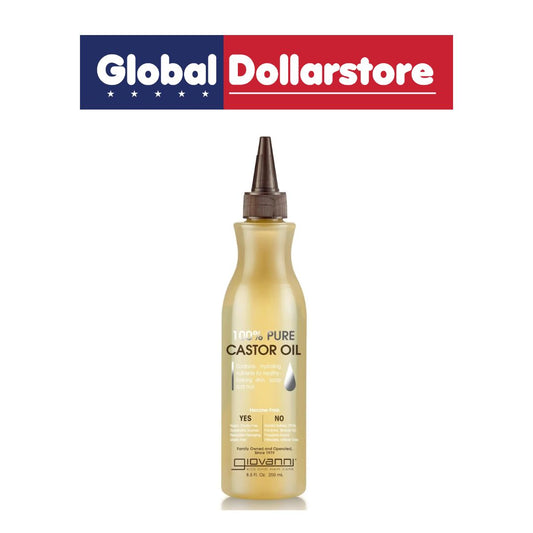 GIOVANNI 100% PURE CASTOR OIL IN A BTTL 8.5OZ/12
