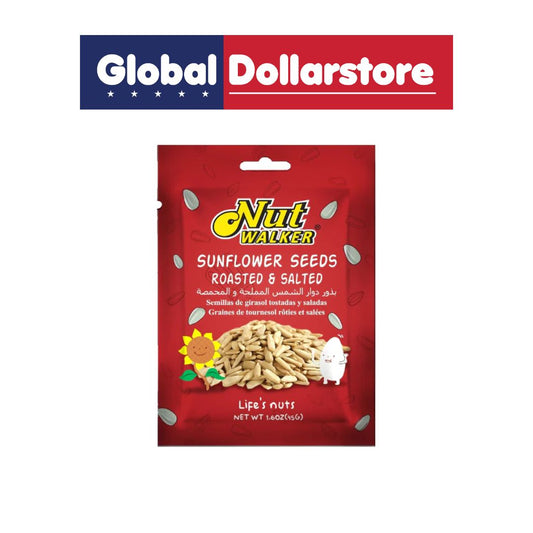 NUT WALKER DRY ROASTED SUNFLOWER SEEDS 40G/48