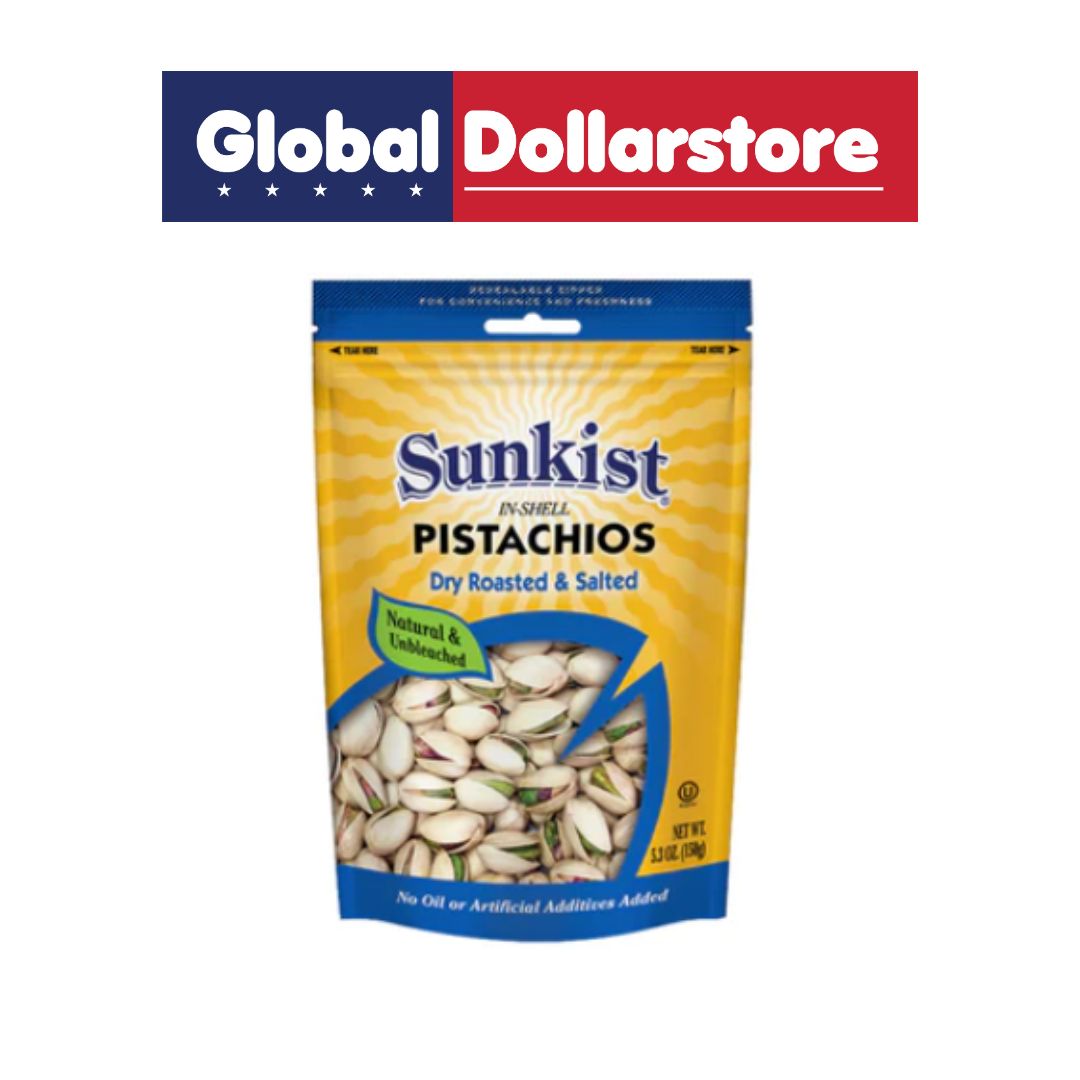 SUNKIST DRY ROASTED PISTACHIOS 150G/12