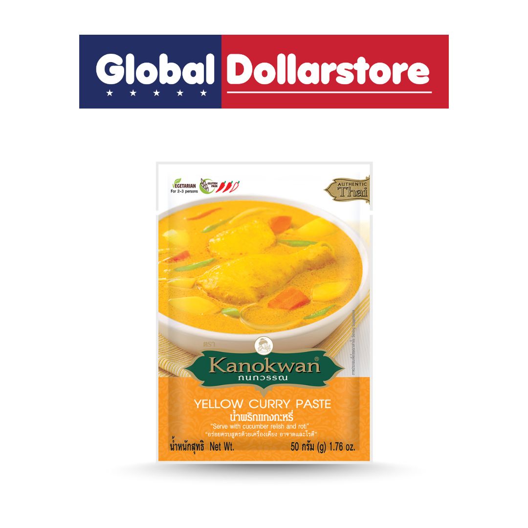 KANOKWAN YELLOW CURY PASTE 50G/48