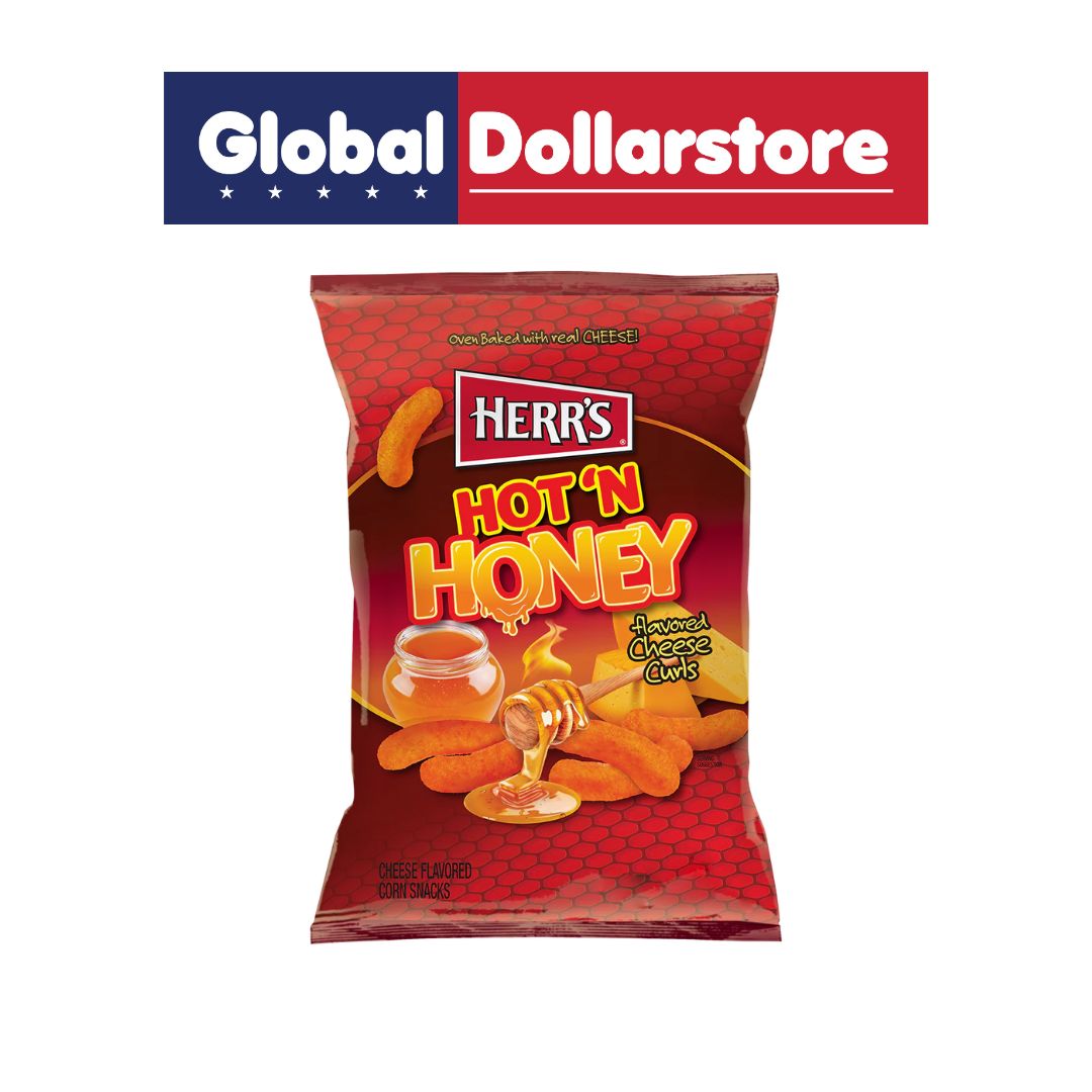 HERR'S HOT 'N HONEY CHEESE CURLS 6OZ/12