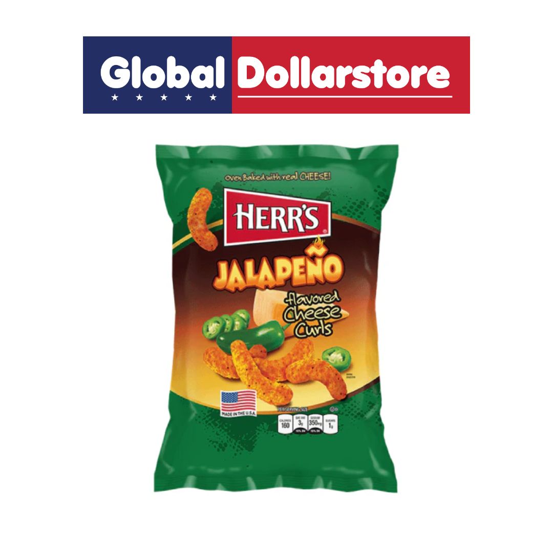 HERR'S JALAPENO CHEESE CURLS 6OZ/12