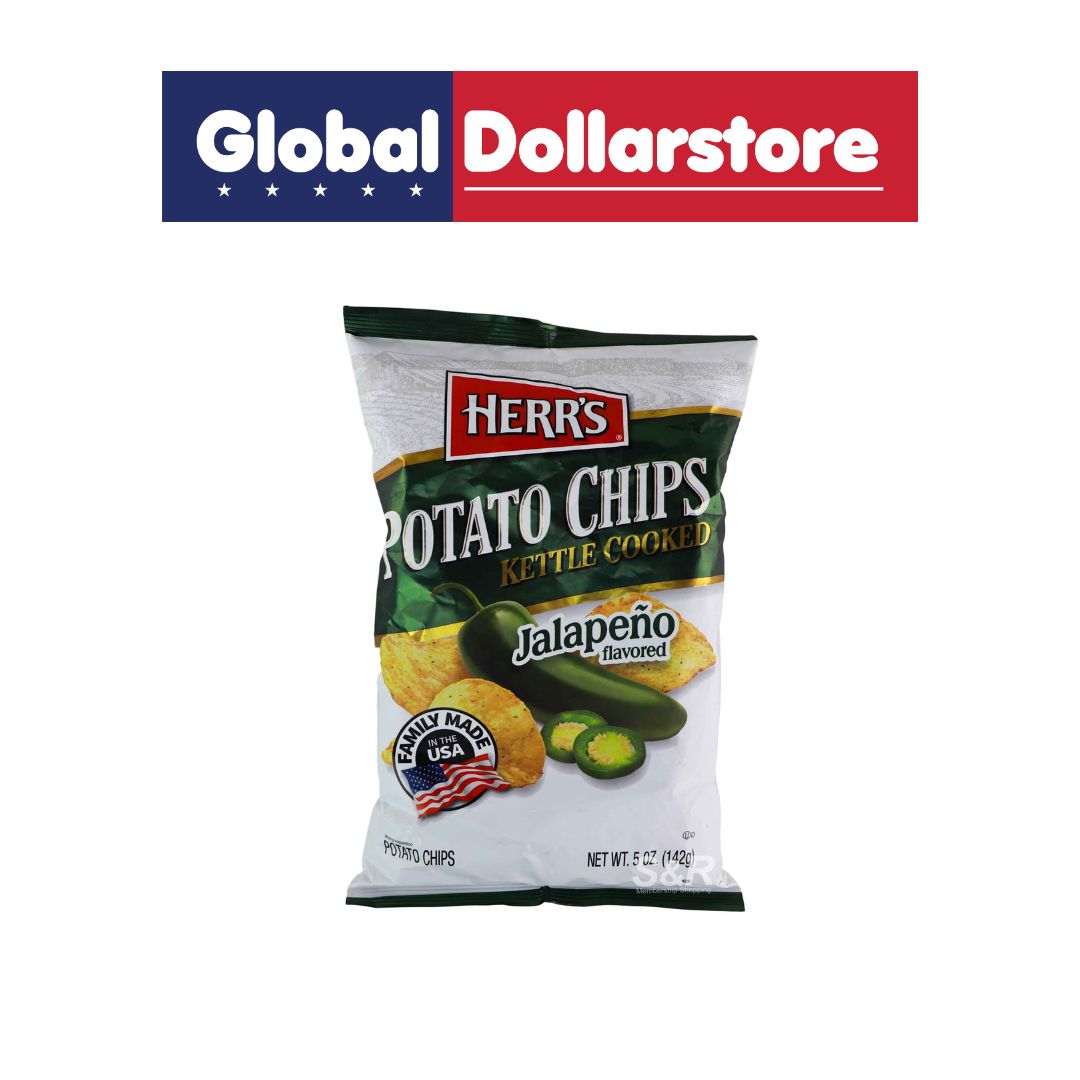 HERR'S POTATO CHIPS JALAPENO 5OZ/12