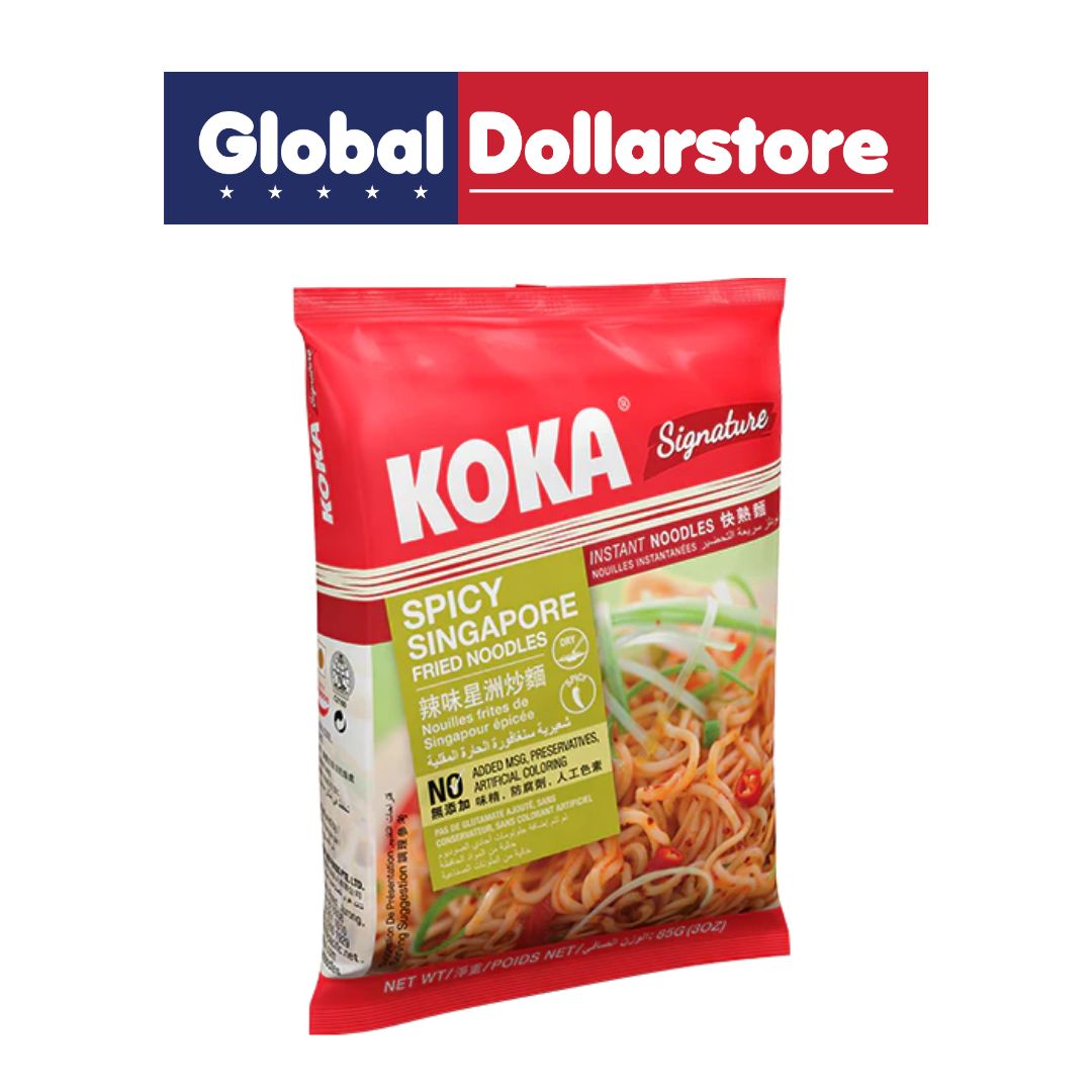 KOKA NOODLES SPICY SINGAPORE FRIED NOODLES 85G/30