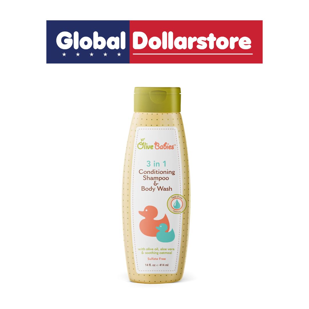 OLIVE BABIES 3IN1 SHMP & BODY WSH  14 OZ/6