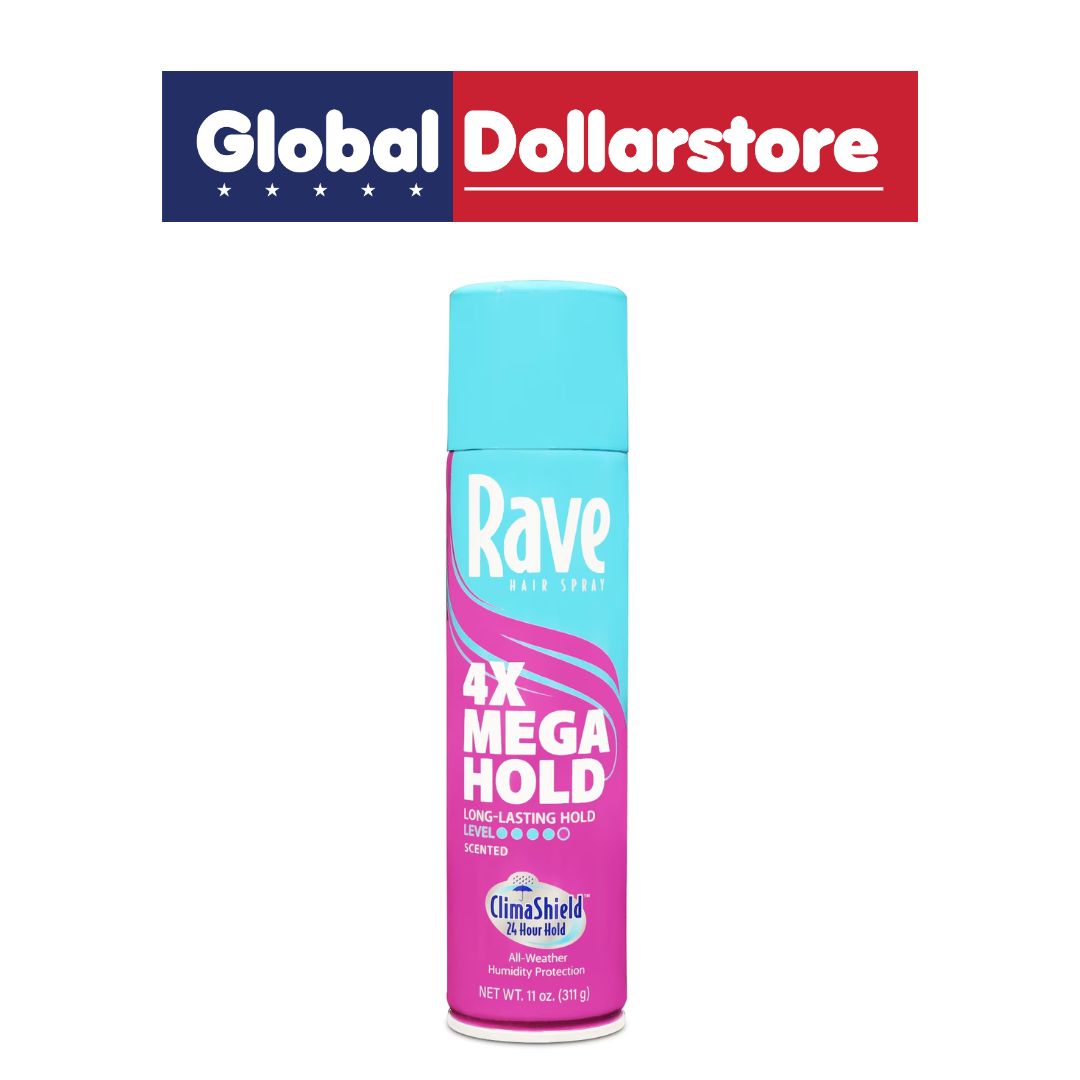 RAVE H SPRAY 4X MEGA SCENTD NO-ARSL 11OZ/12