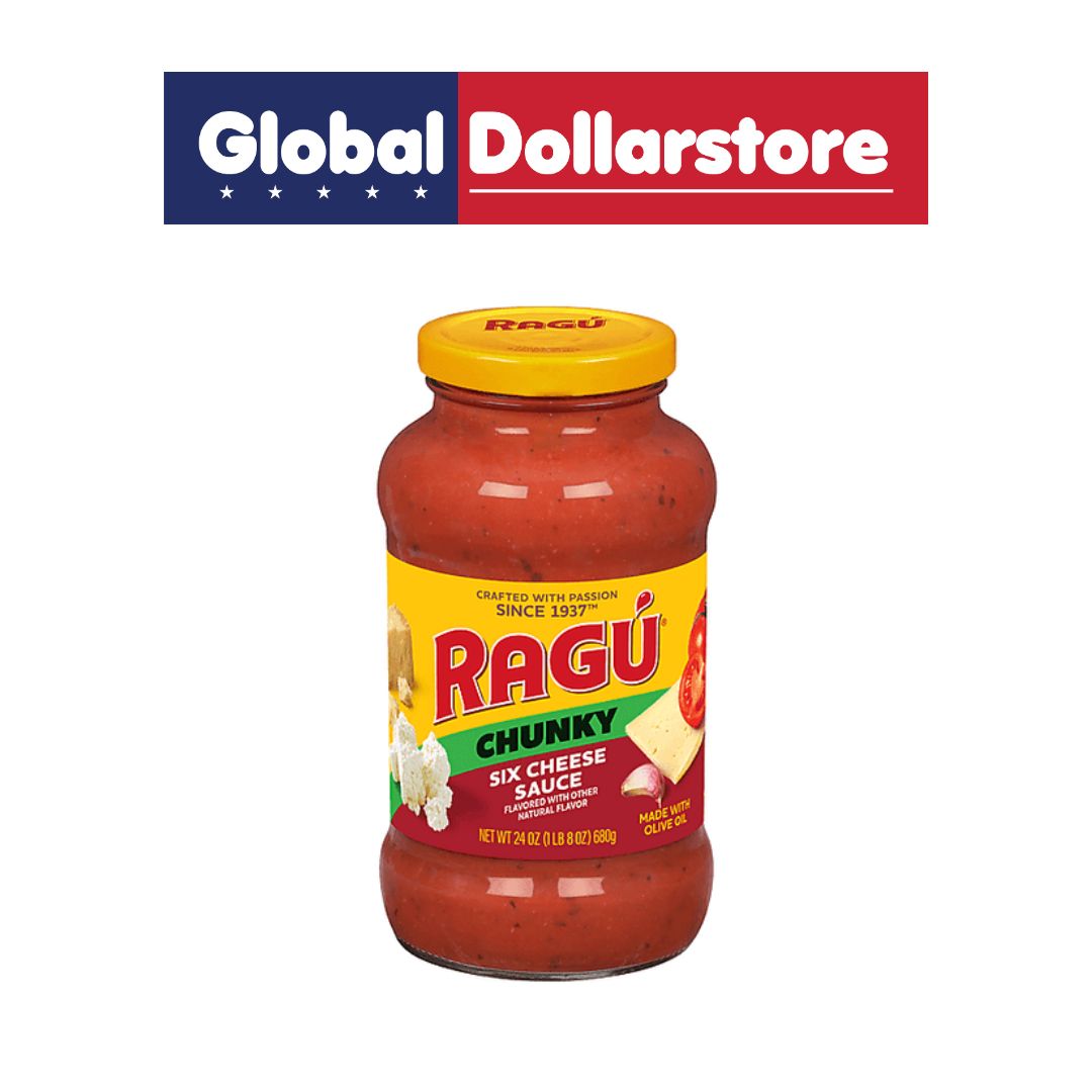 RAGU CHUNKY SIX CHEESE 24OZ/12