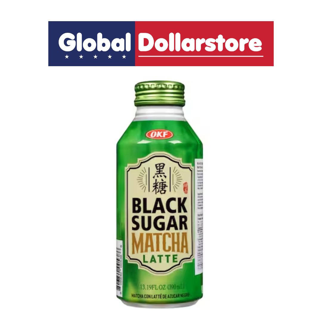OKF BLACK SUGAR MATCHA LATTE 390ML/24