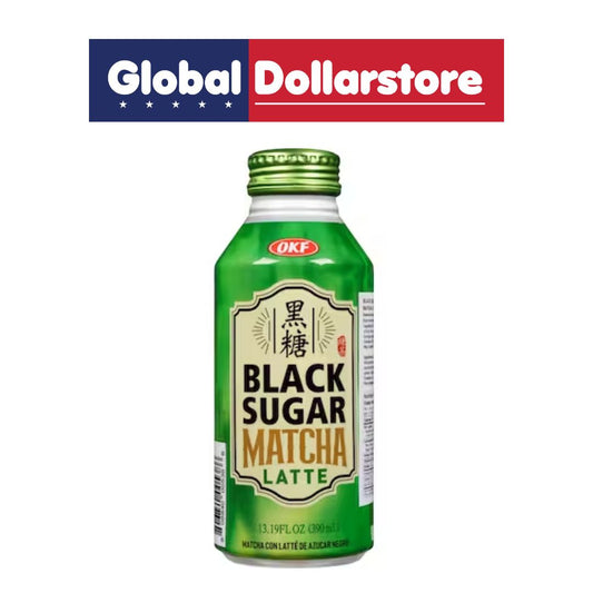 OKF BLACK SUGAR MATCHA LATTE 390ML/24