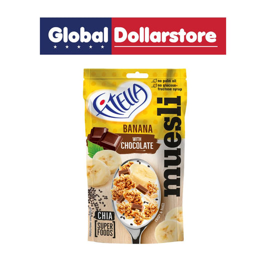 FITELLA BANANA MUESLI WITH CHOCOLATE 50G/15