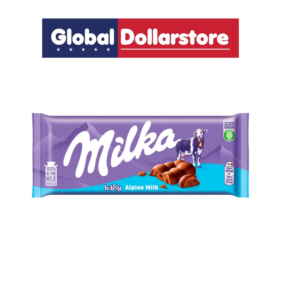 MILKA CHOCOLATE BUBBLY 90G/16