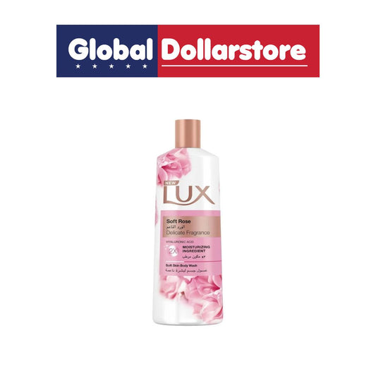 LUX BODY WASH SOFT ROSE 500ML/12