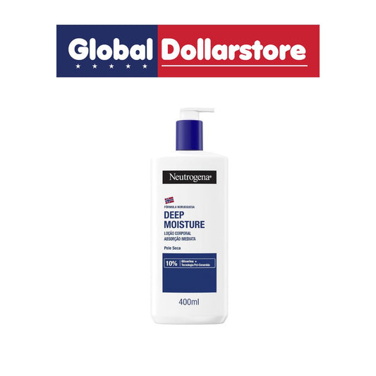 NEUTROGENA DEEP MOISTURE LOTION DRY SKIN 400ML /6