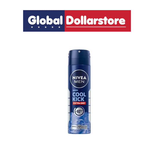 NIVEA MEN COOL KICK ANTI-PERSPIRANT SPRAY 48HR 150ML/6