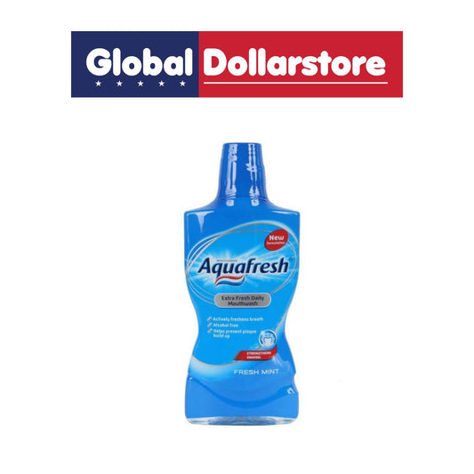 AQUAFRESH MOUTHWASH FRESH MINT 500ML/8