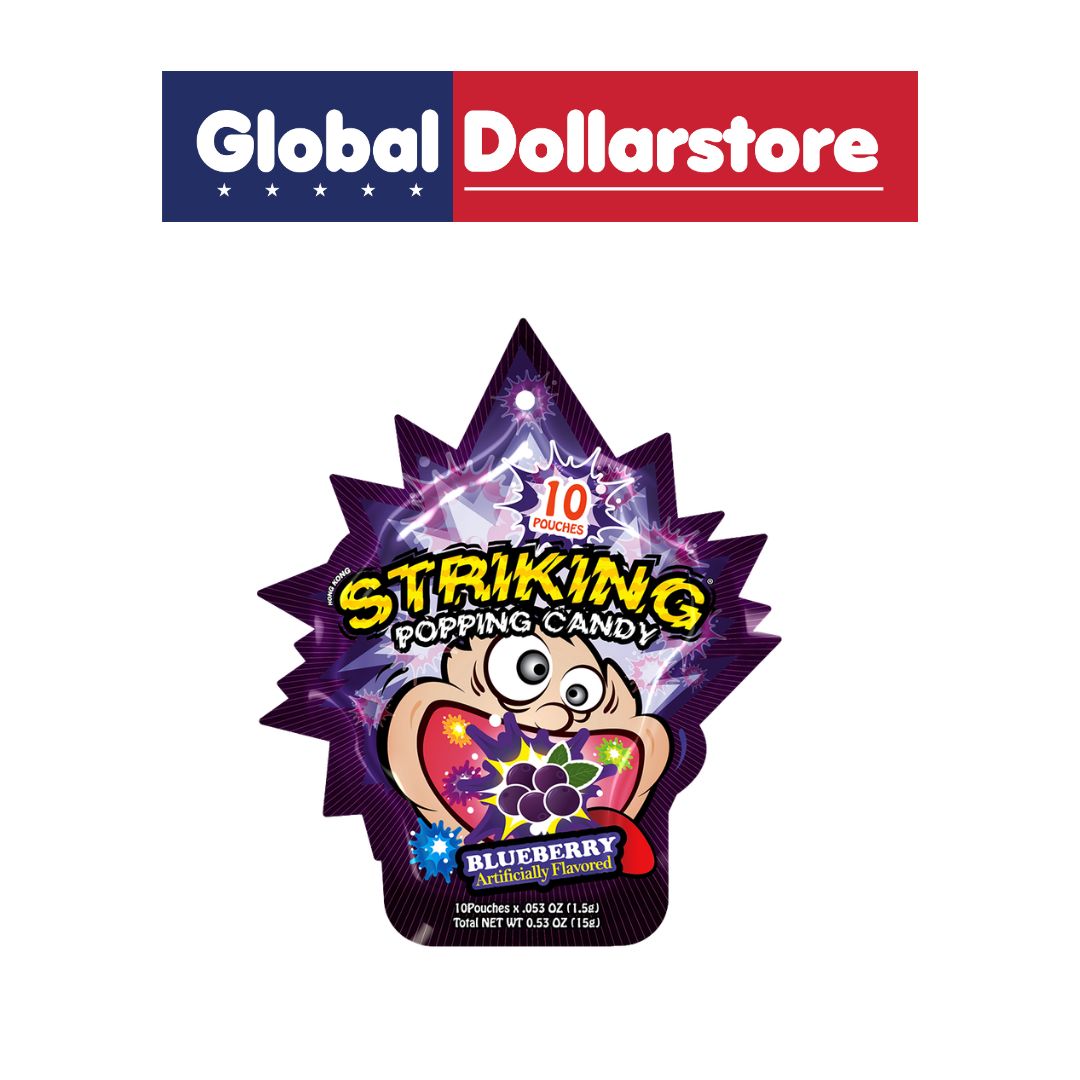 STRIKING POPPING CANDY BLUEBERRY 15G/12