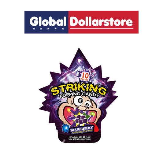STRIKING POPPING CANDY BLUEBERRY 15G/12