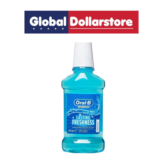 ORAL B COMPLETE ARCTIC MINT MOUTHWASH 250ML/6