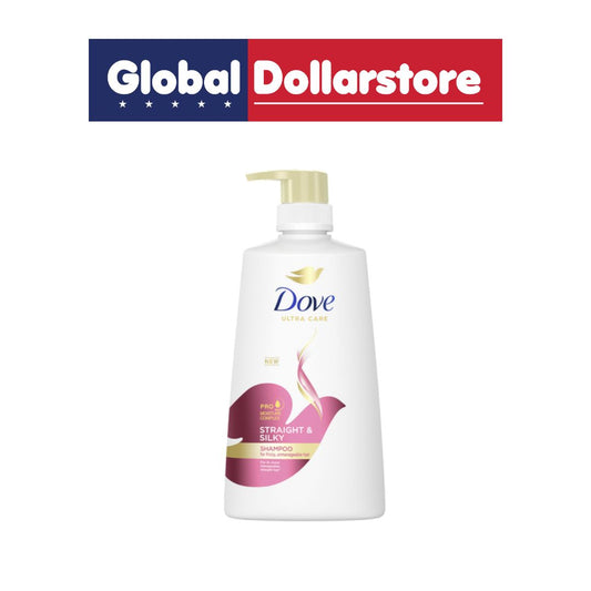 DOVE SHAMPOO STRAIGHT & SILKY 680ML/12
