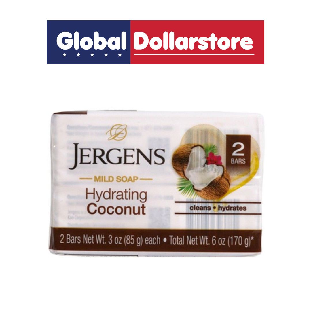 JERGENS HYDRATING COCONUT TWIN PACK BAR SOAP85Gx2