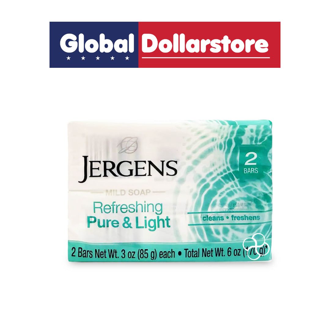 JERGENS REFRESHING TWIN PACK BAR SOAP85Gx2